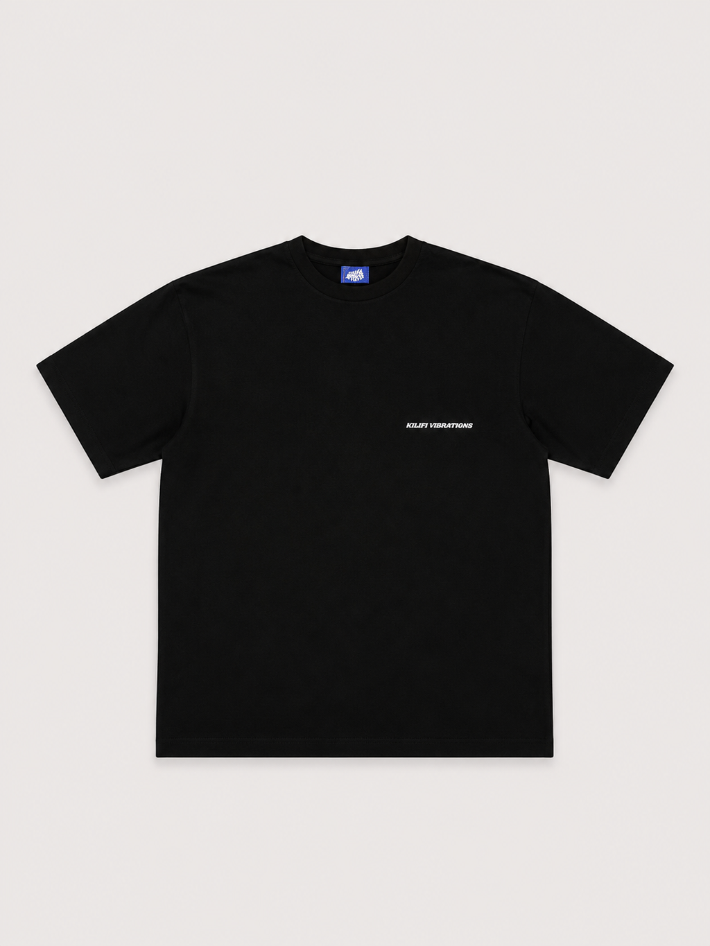 Kilifi Vibrations Black T-Shirt with White Ink