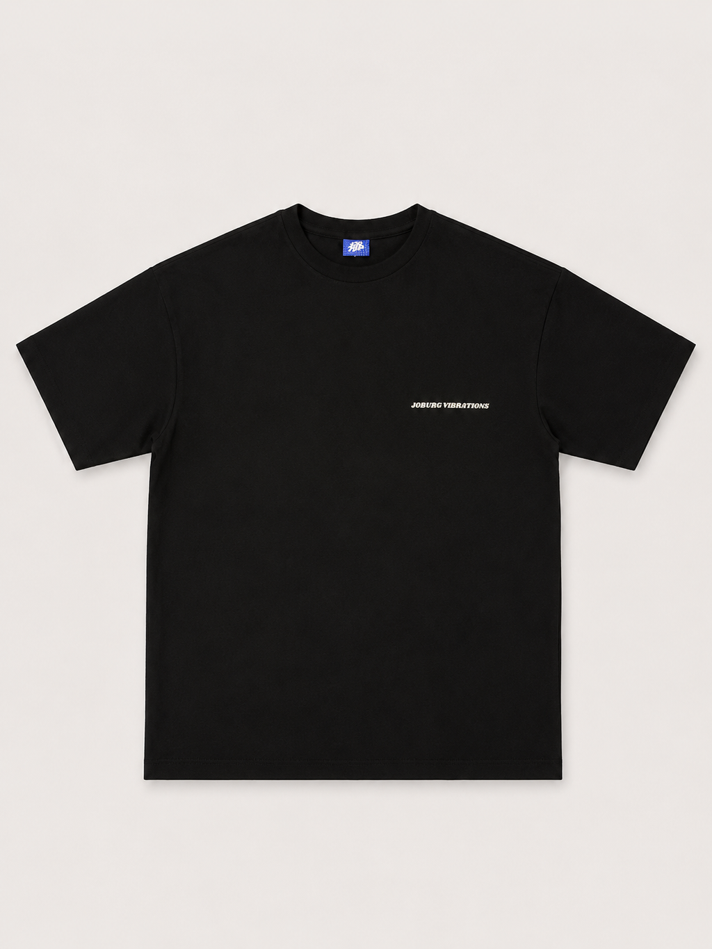 Joburg Vibrations Black T-Shirt with White Ink