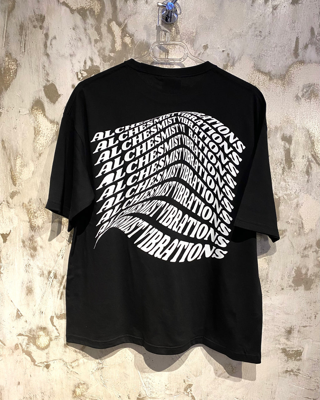 Alchemist Vibrations Black T-Shirt with White Ink