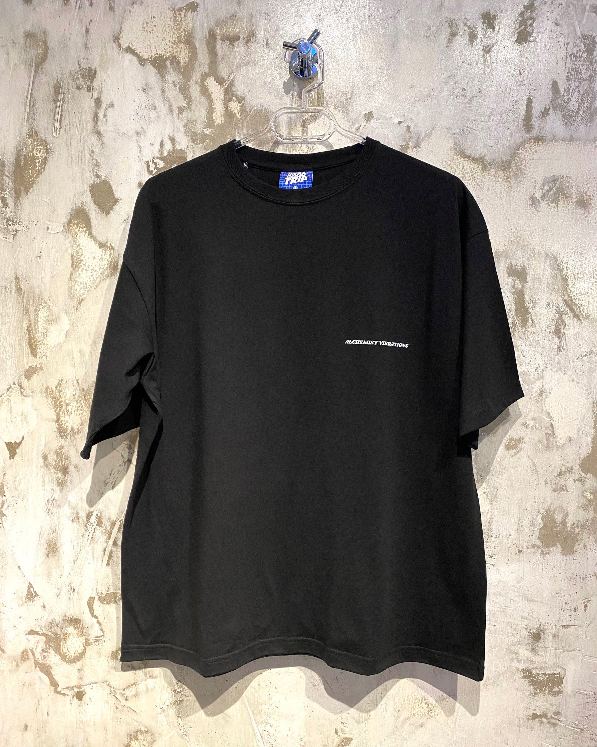 Alchemist Vibrations Black T-Shirt with White Ink