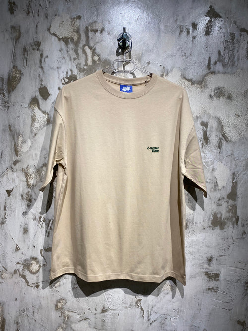 Lamu Bae Beige T-Shirt with Green Ink