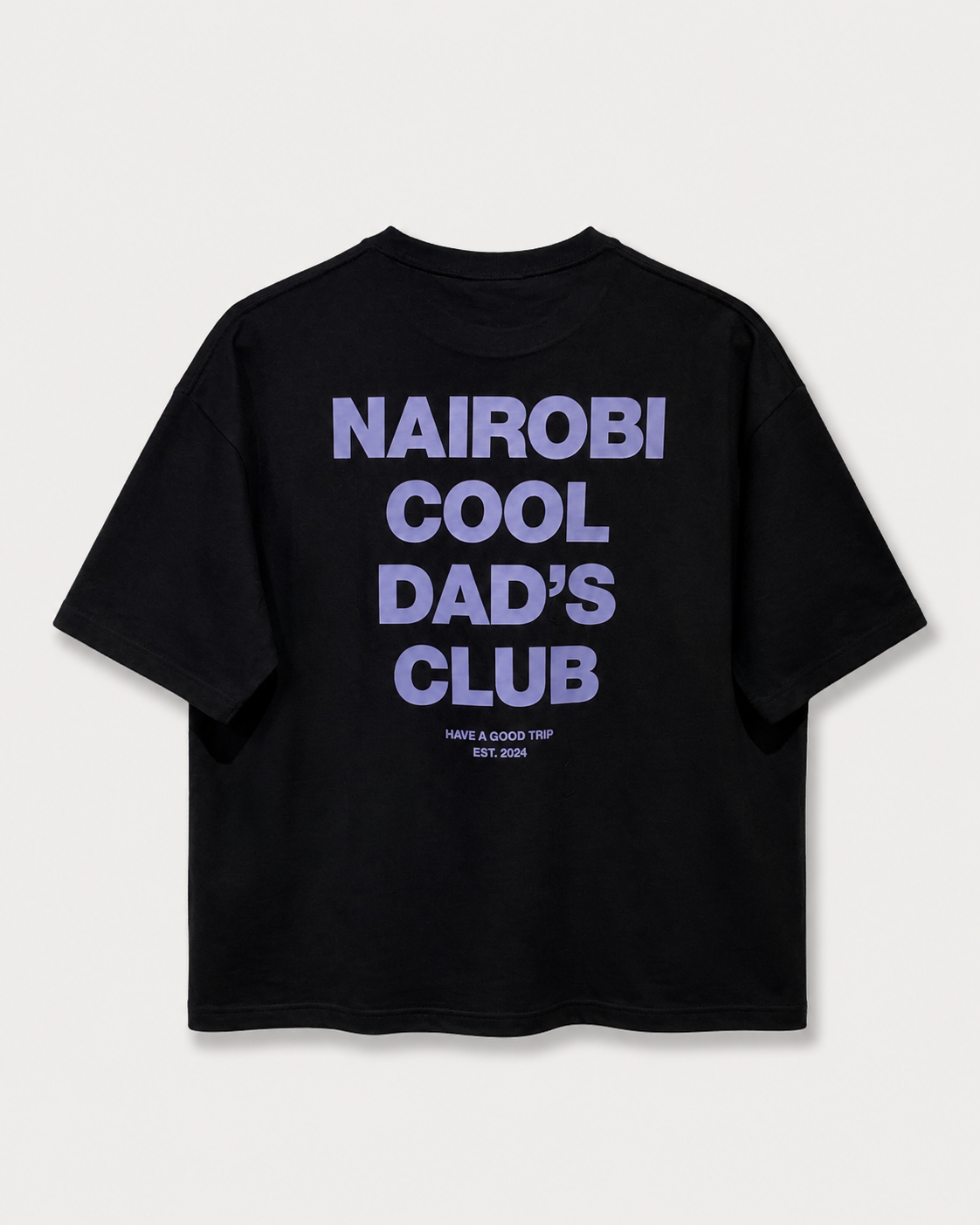 Nairobi Cool Da's Club Black T-Shirt with Grey Ink