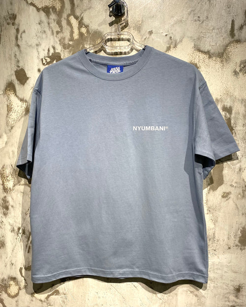 Nyumbani Blue T-Shirt with White Ink