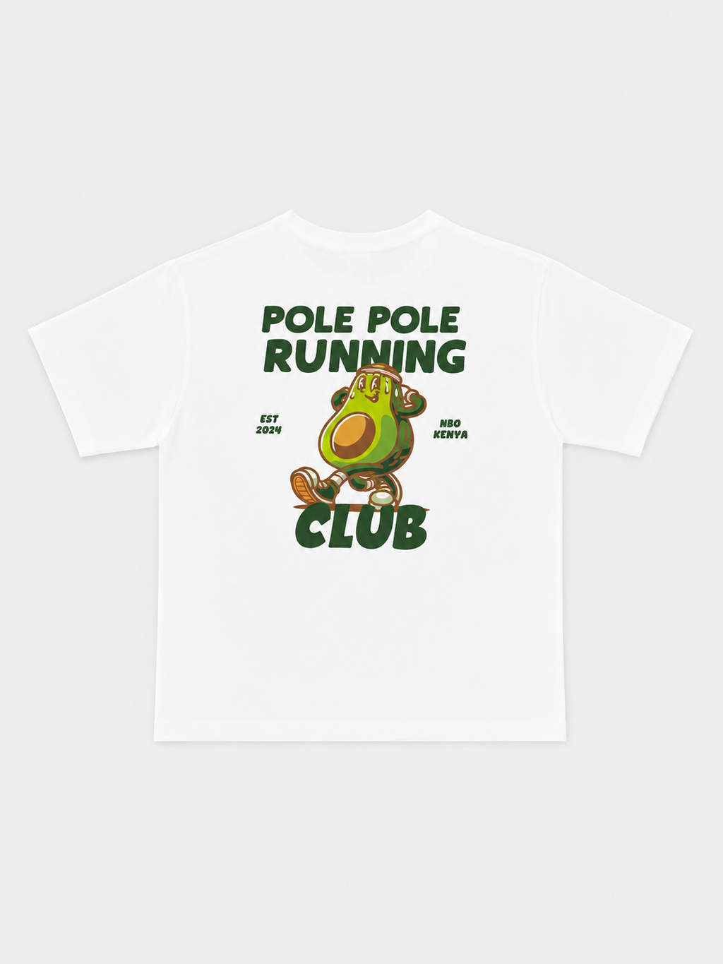 Pole Pole Running Club White T-Shirt