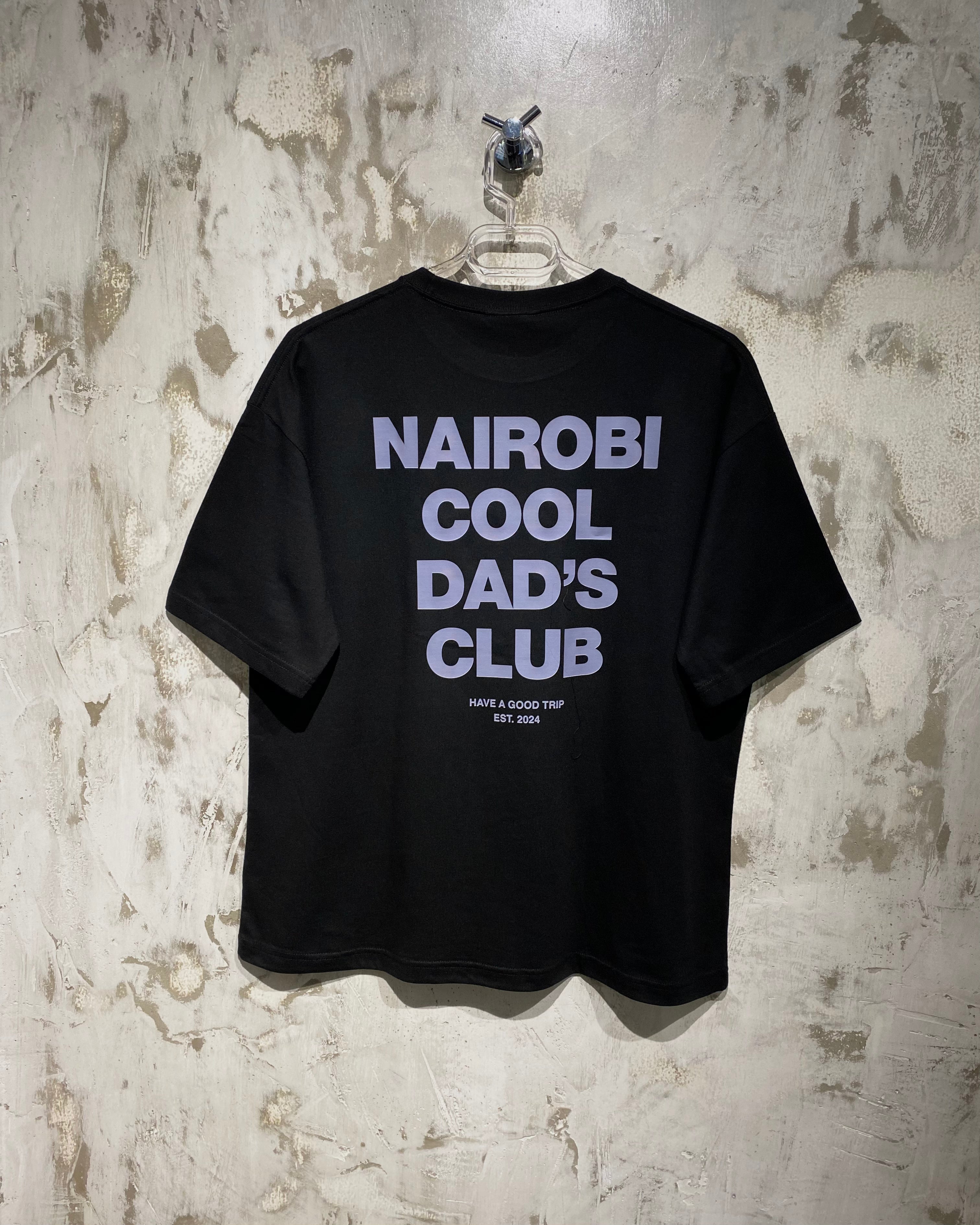 Nairobi Cool Da's Club Black T-Shirt with Purple Ink