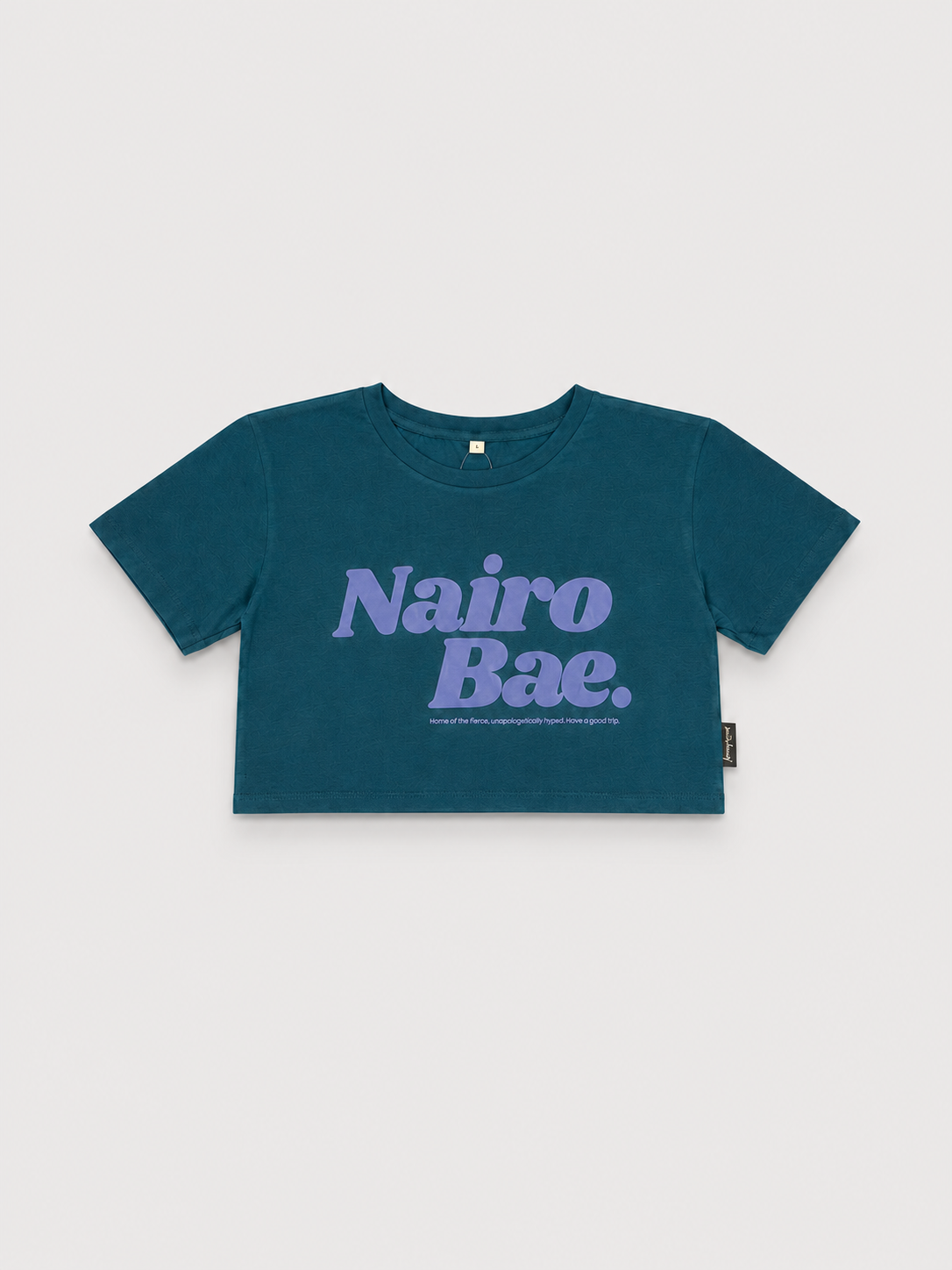 Nairobae Petrol Crop - Top Blue Ink