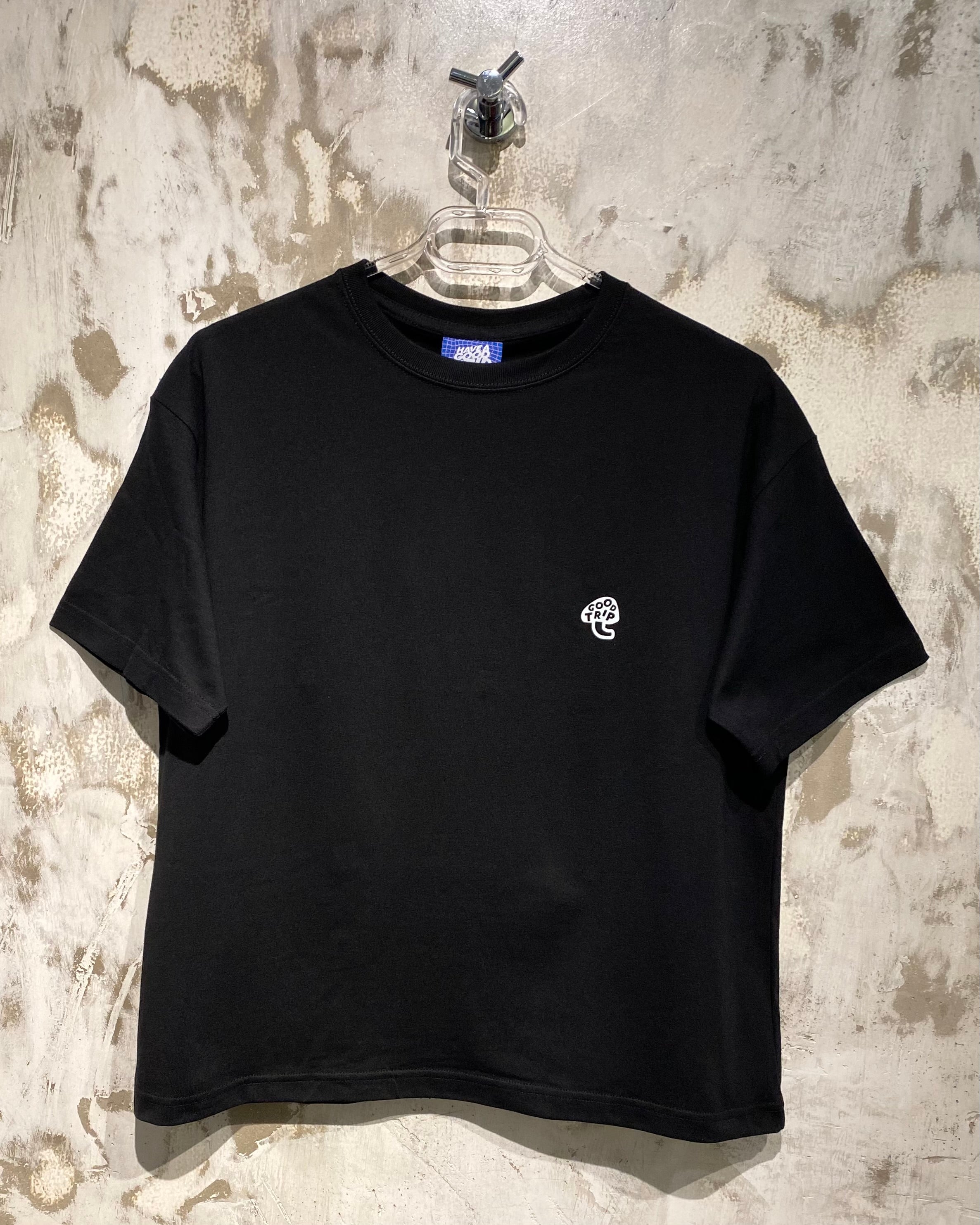 Good Trip Coffee Black T-Shirt with White Ink