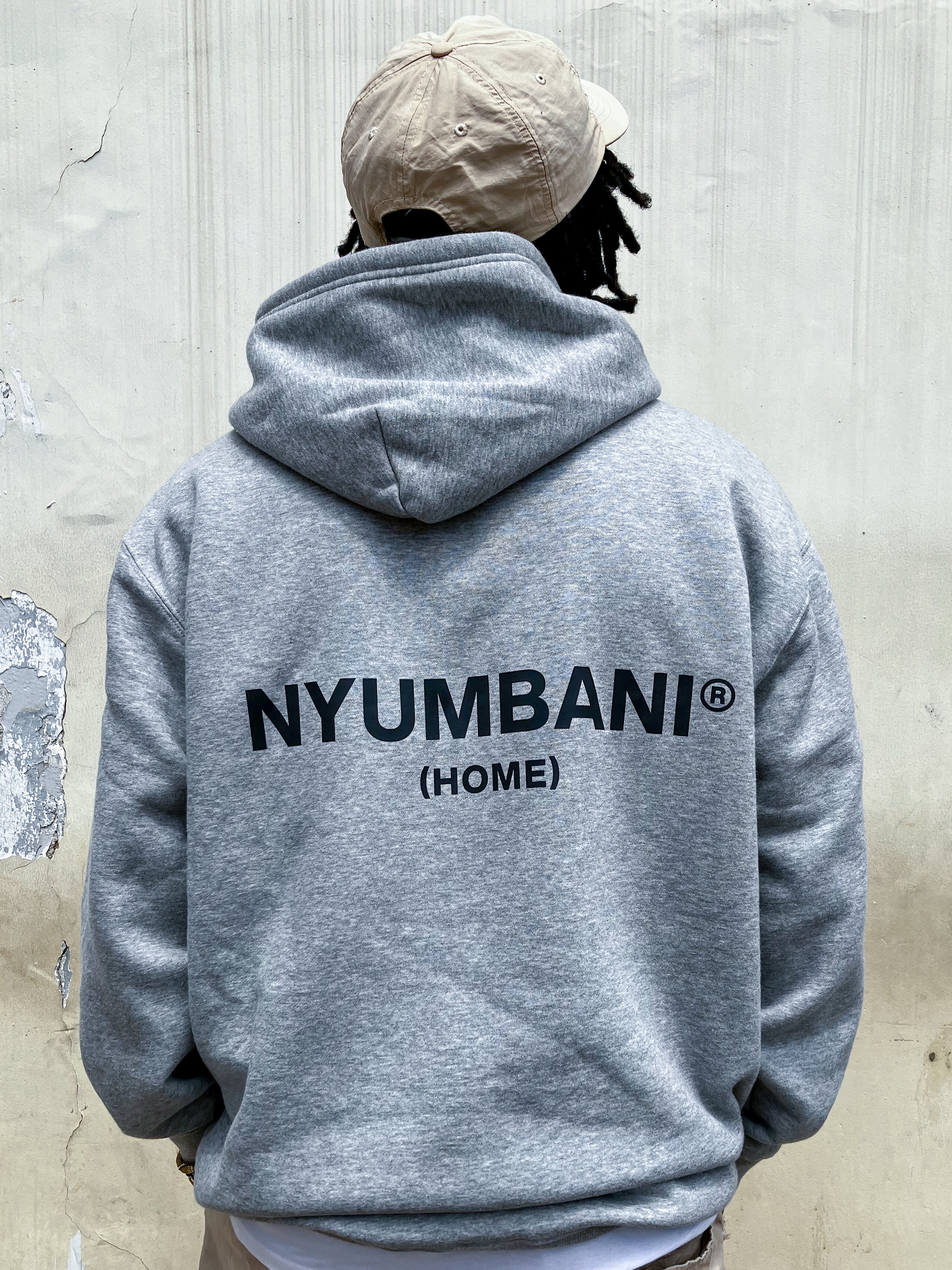 Nyumbani Grey Hoodie