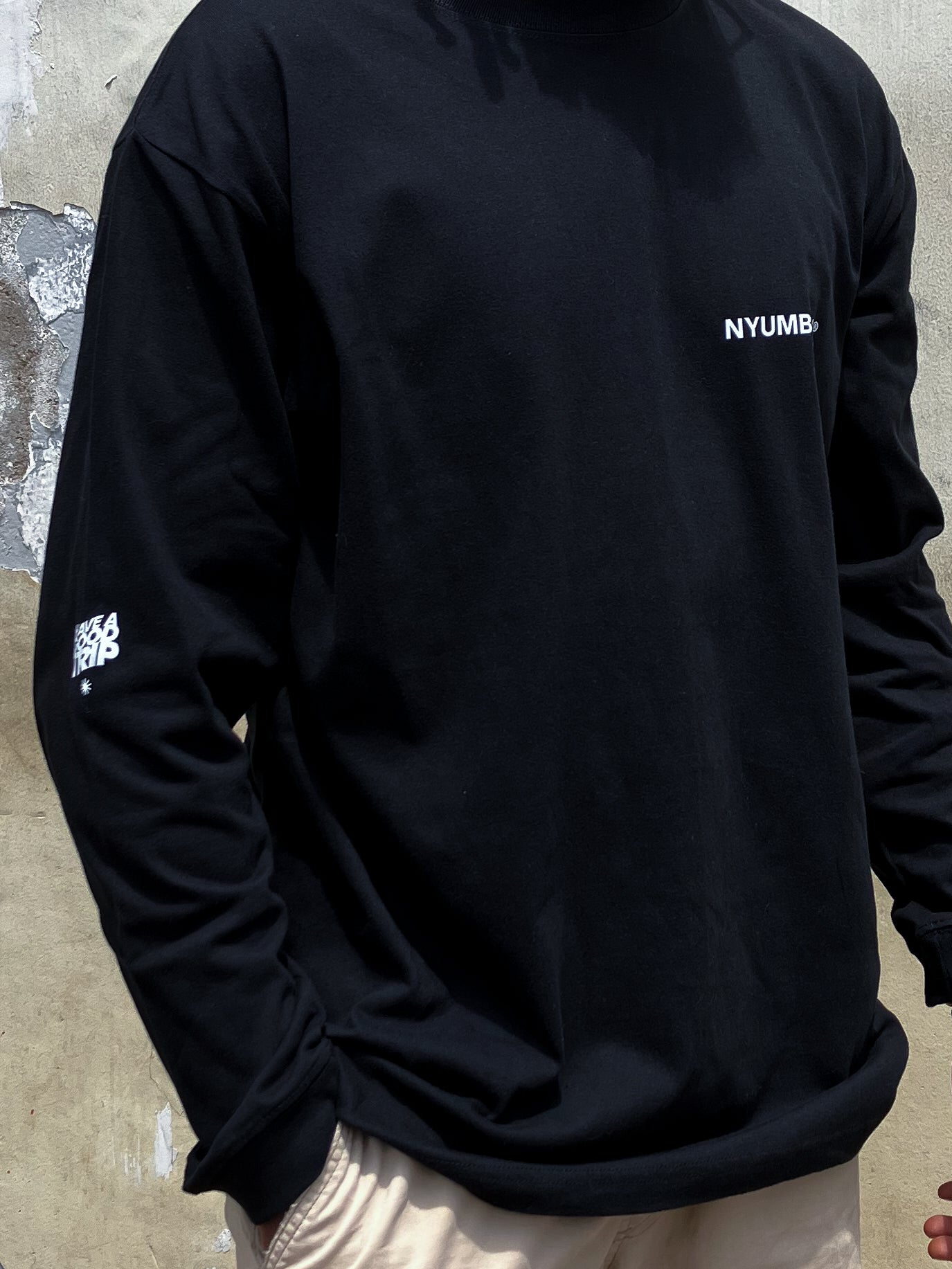 Nyumbani Black Long Sleeved Shirt