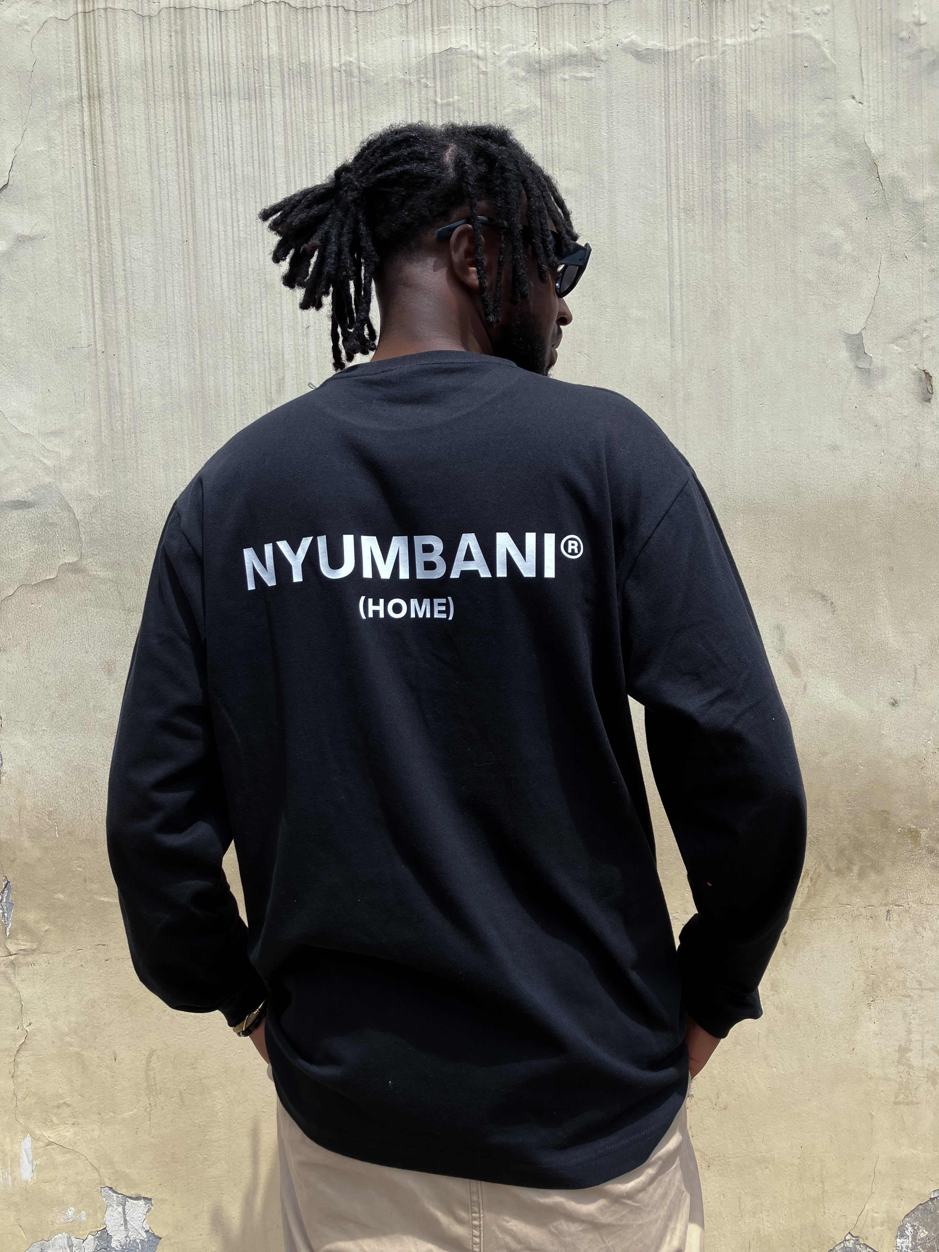 Nyumbani Black Long Sleeved Shirt
