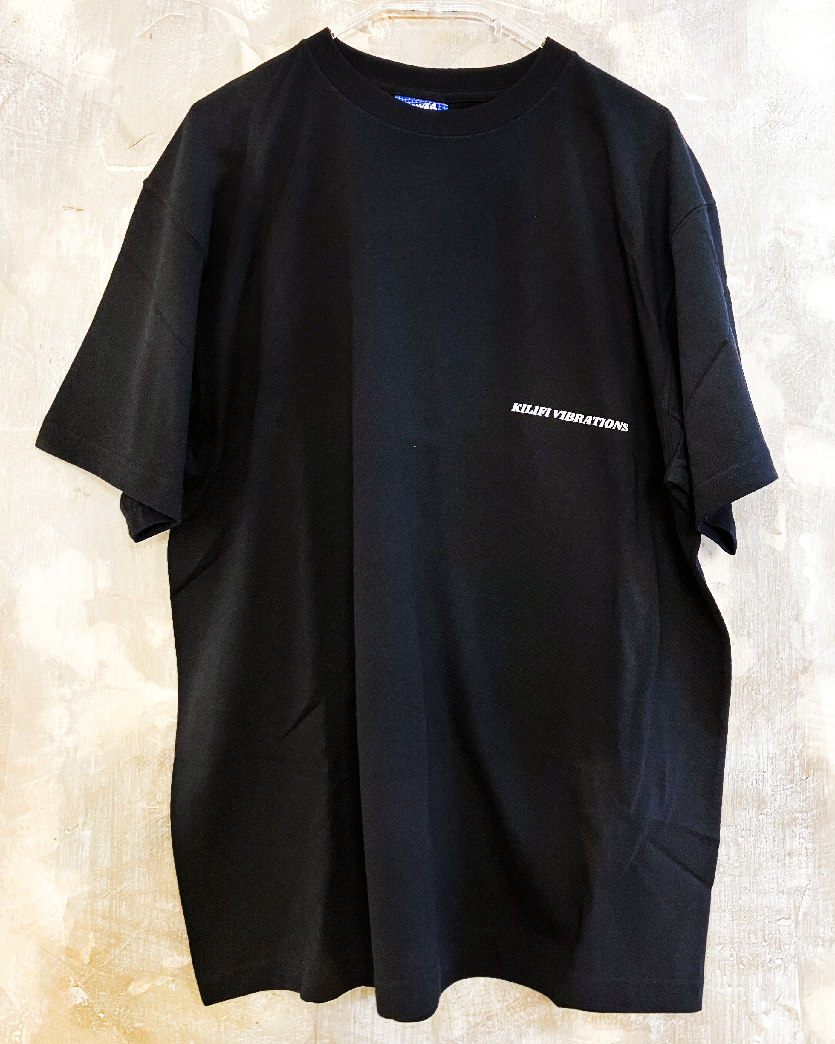 Kilifi Vibrations Black T-Shirt with White Ink