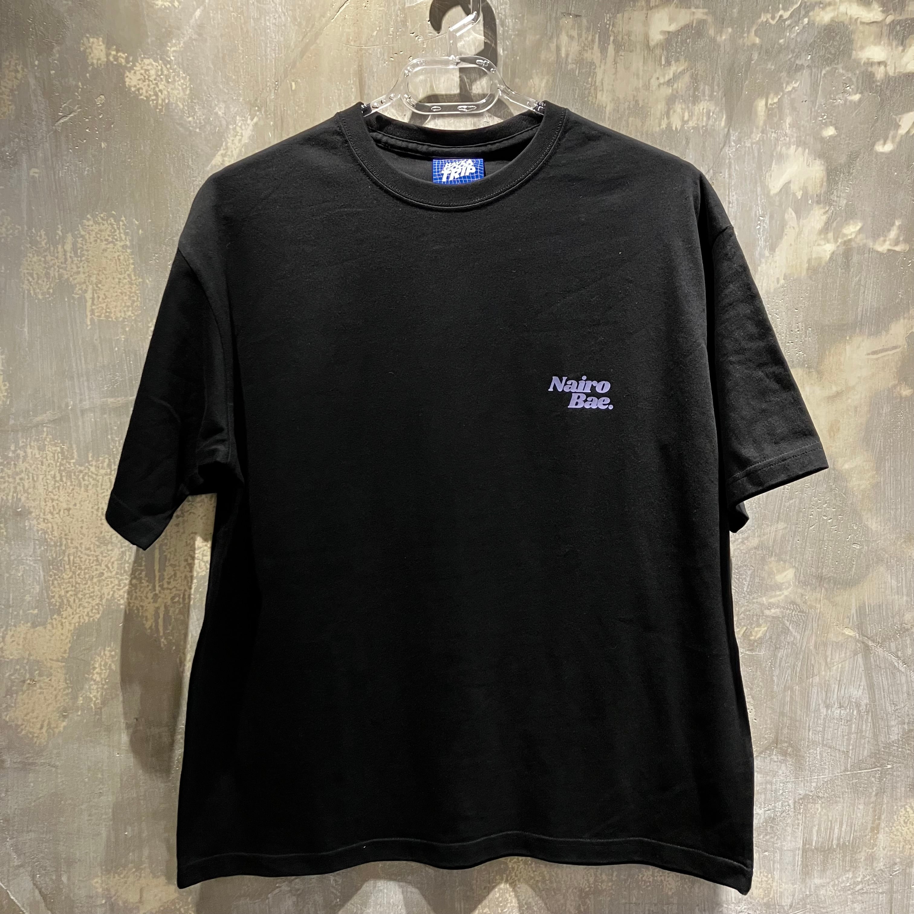 Nairobae Black T-Shirt with Purple ink