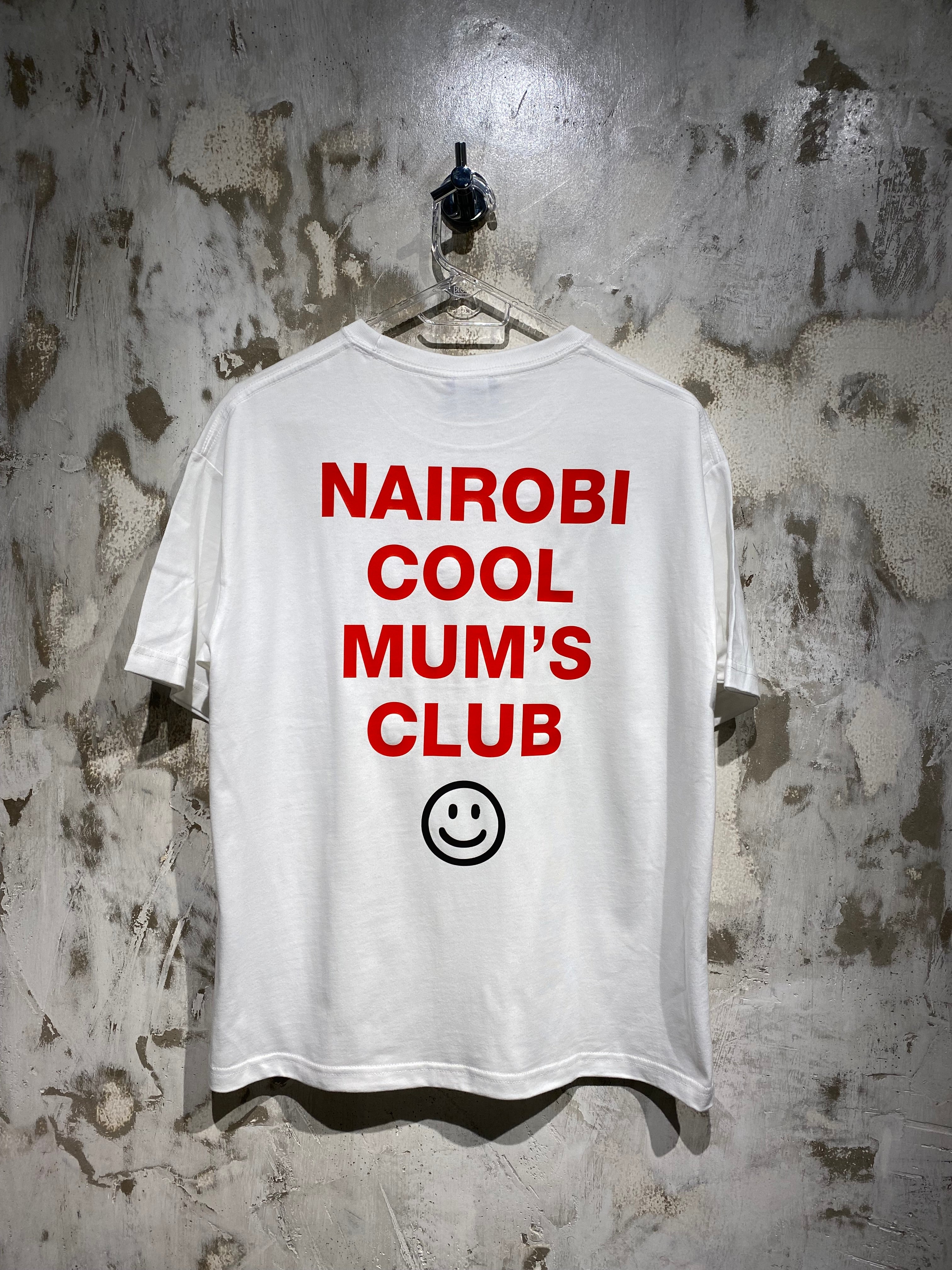 Tired Mum's Club White T-Shirt with Red Ink