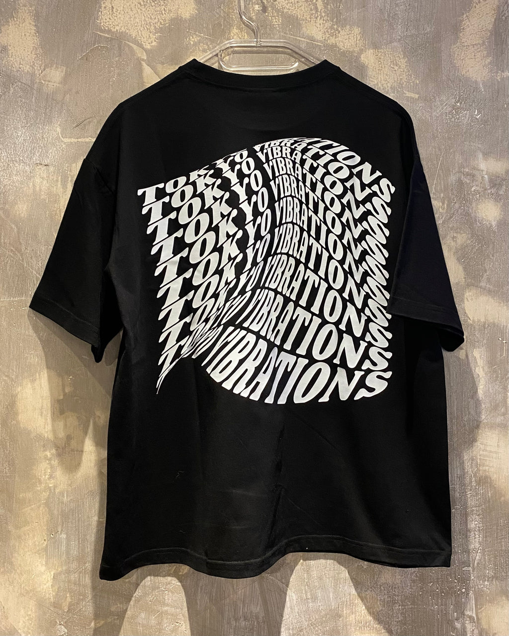 Tokyo Vibrations Black T-Shirt with White Ink