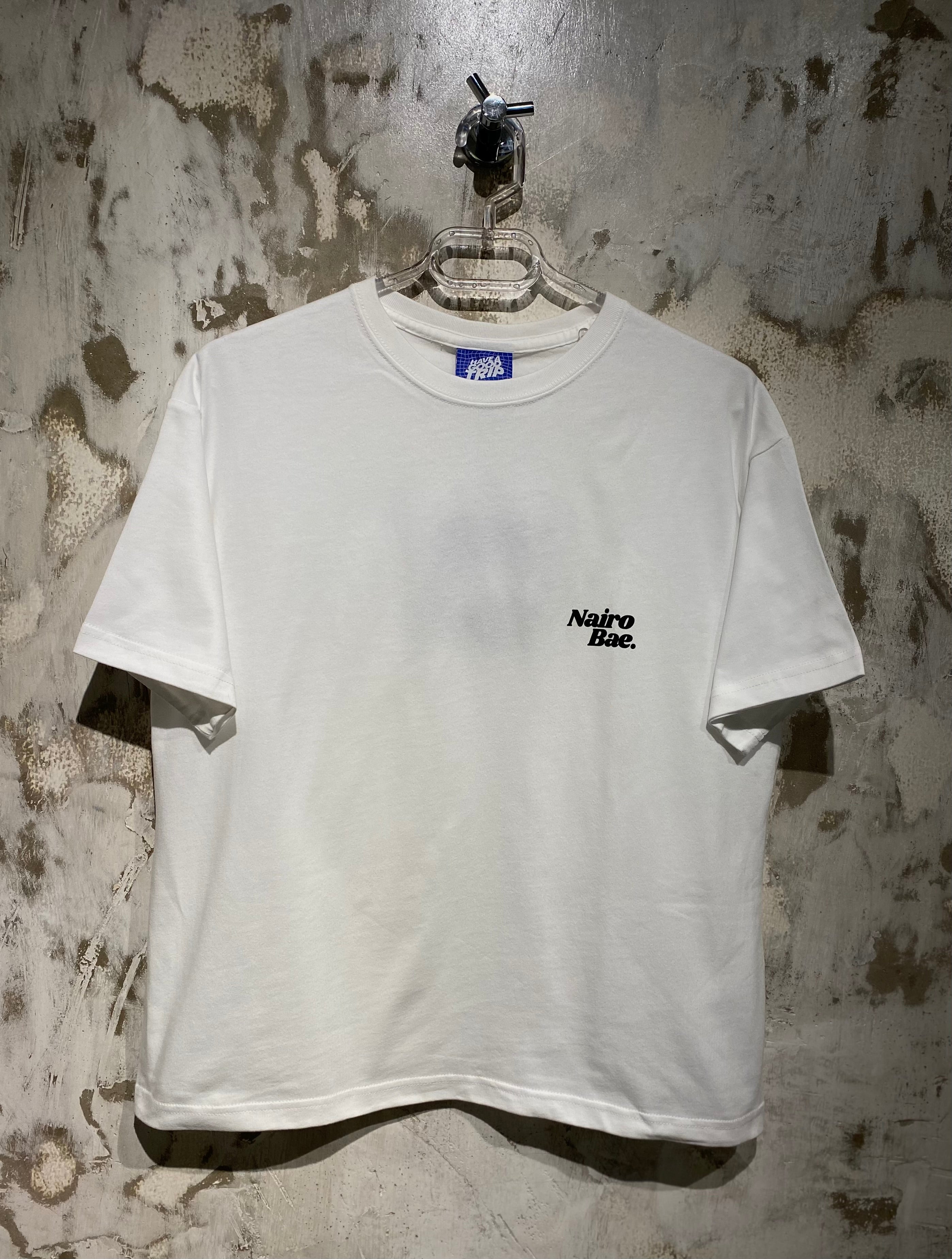 Nairobae White T-Shirt Black Ink