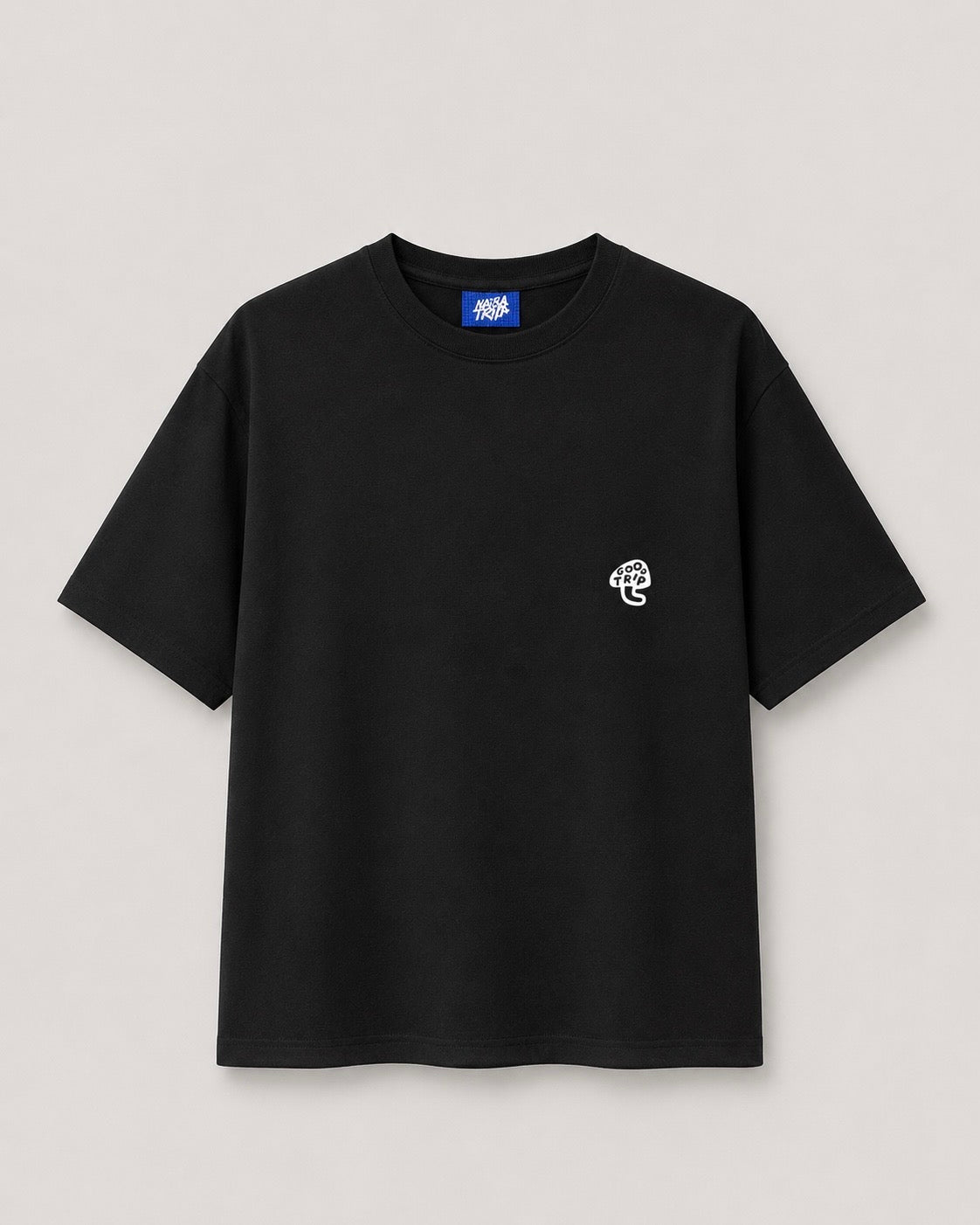 Good Trip Coffee Black T-Shirt with White Ink