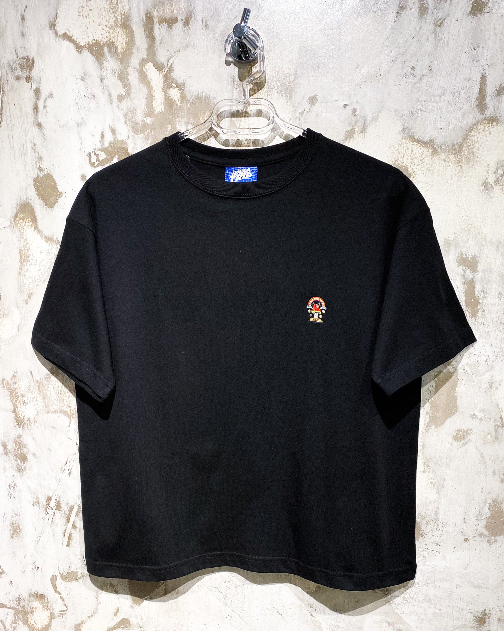 H.A.G.T Simple Black T-Shirt with White Ink