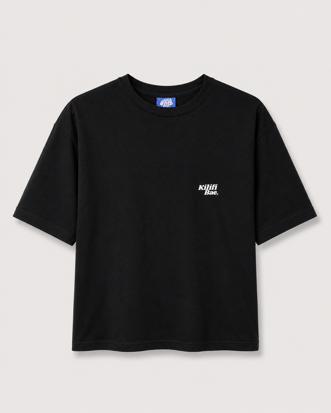 Kilifi Bae Black T-Shirt with White Ink