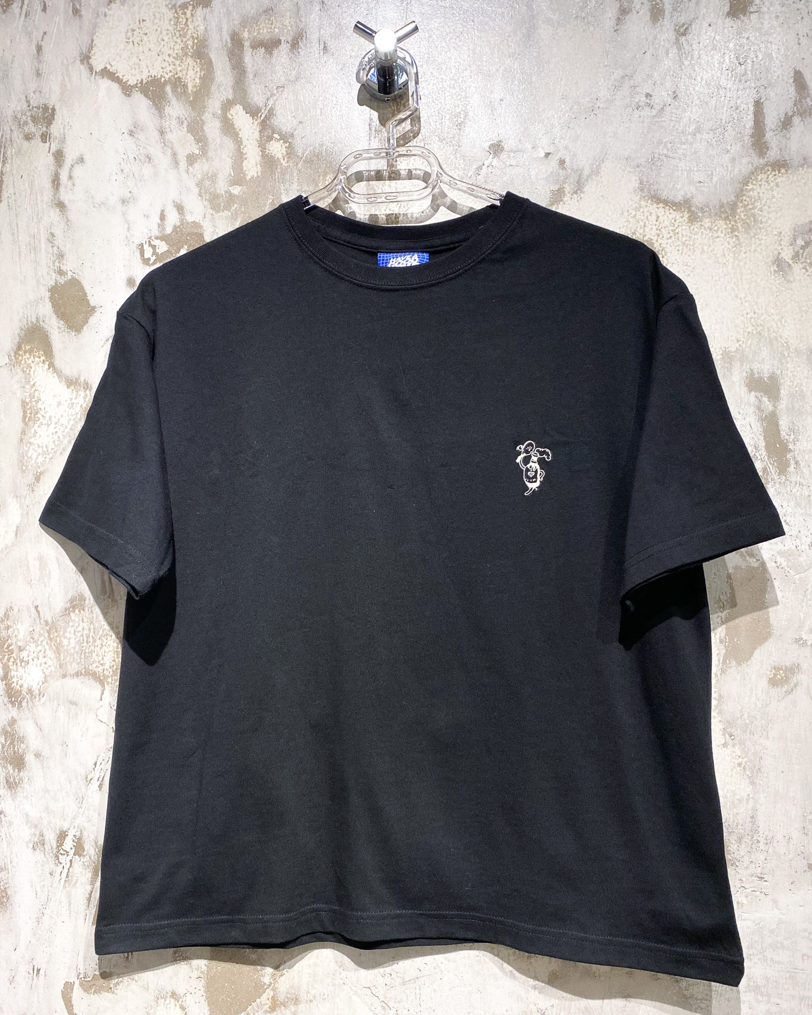 Padel Social Club Black T-Shirt with White Ink