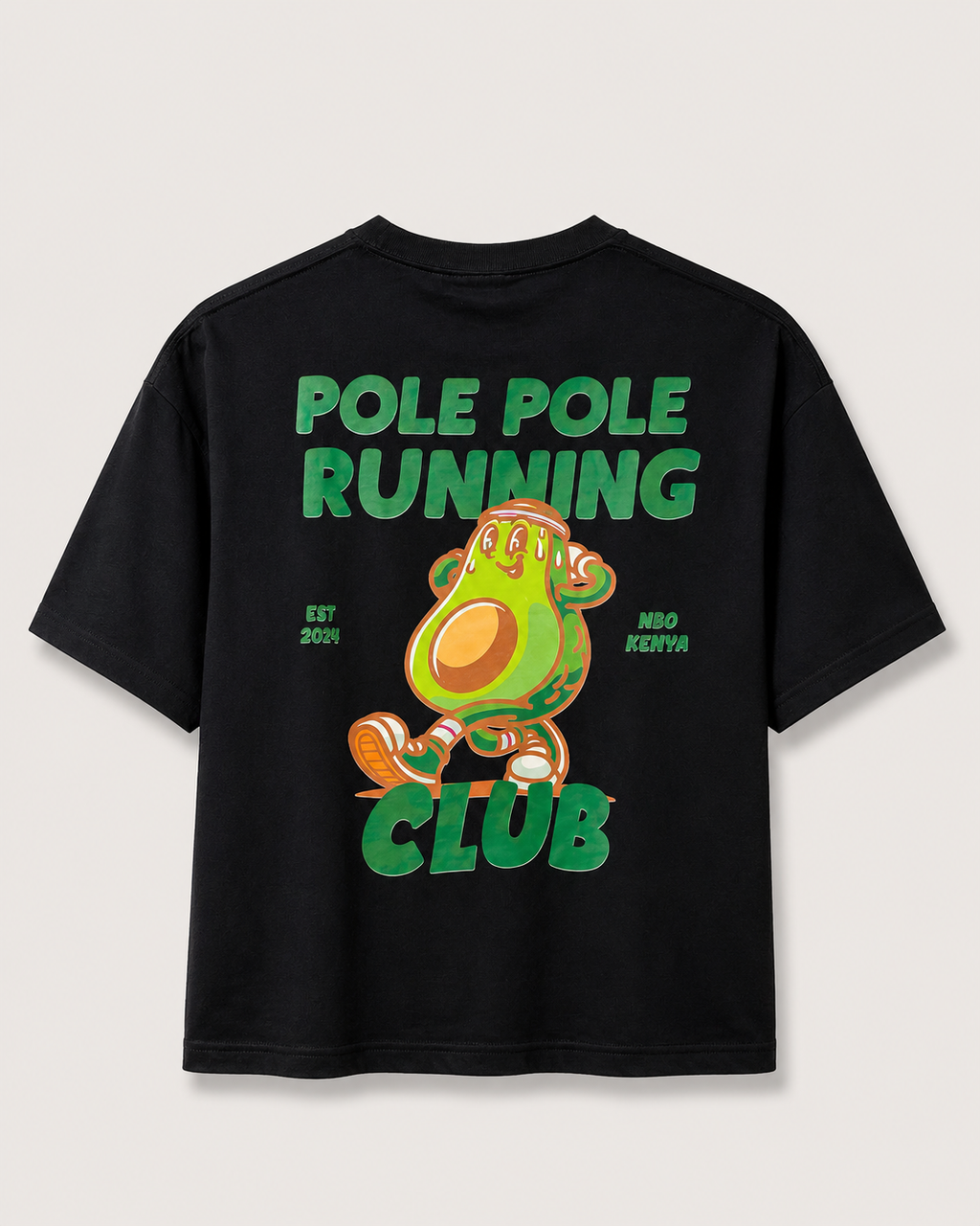 Pole Pole Running Club Black