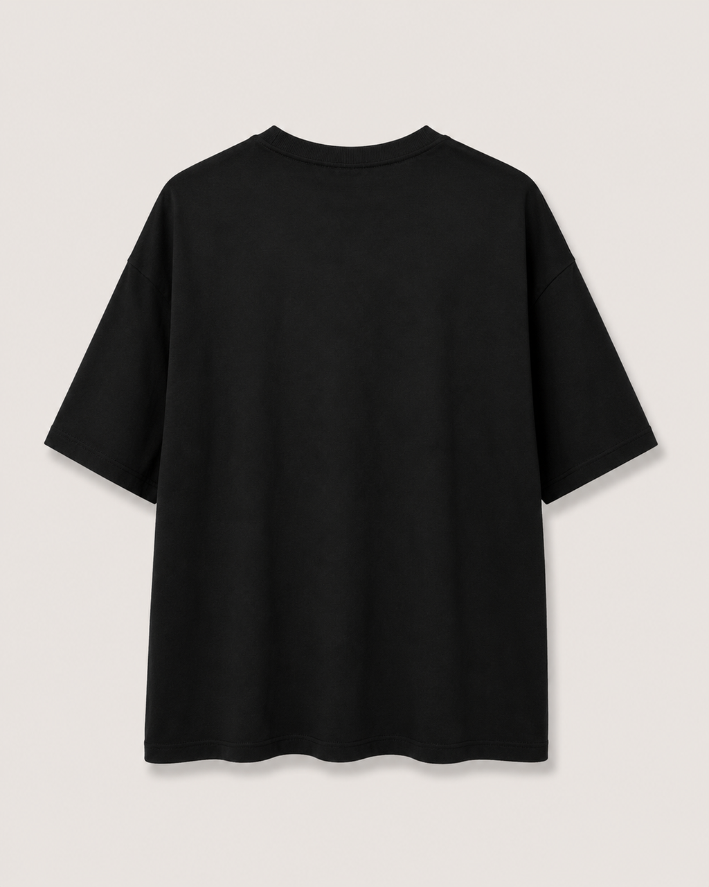 Sawa Black T-Shirt with White Ink