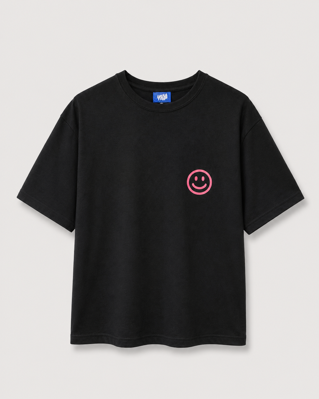 Tired Mum's Club Black T-Shirt with Pink Ink