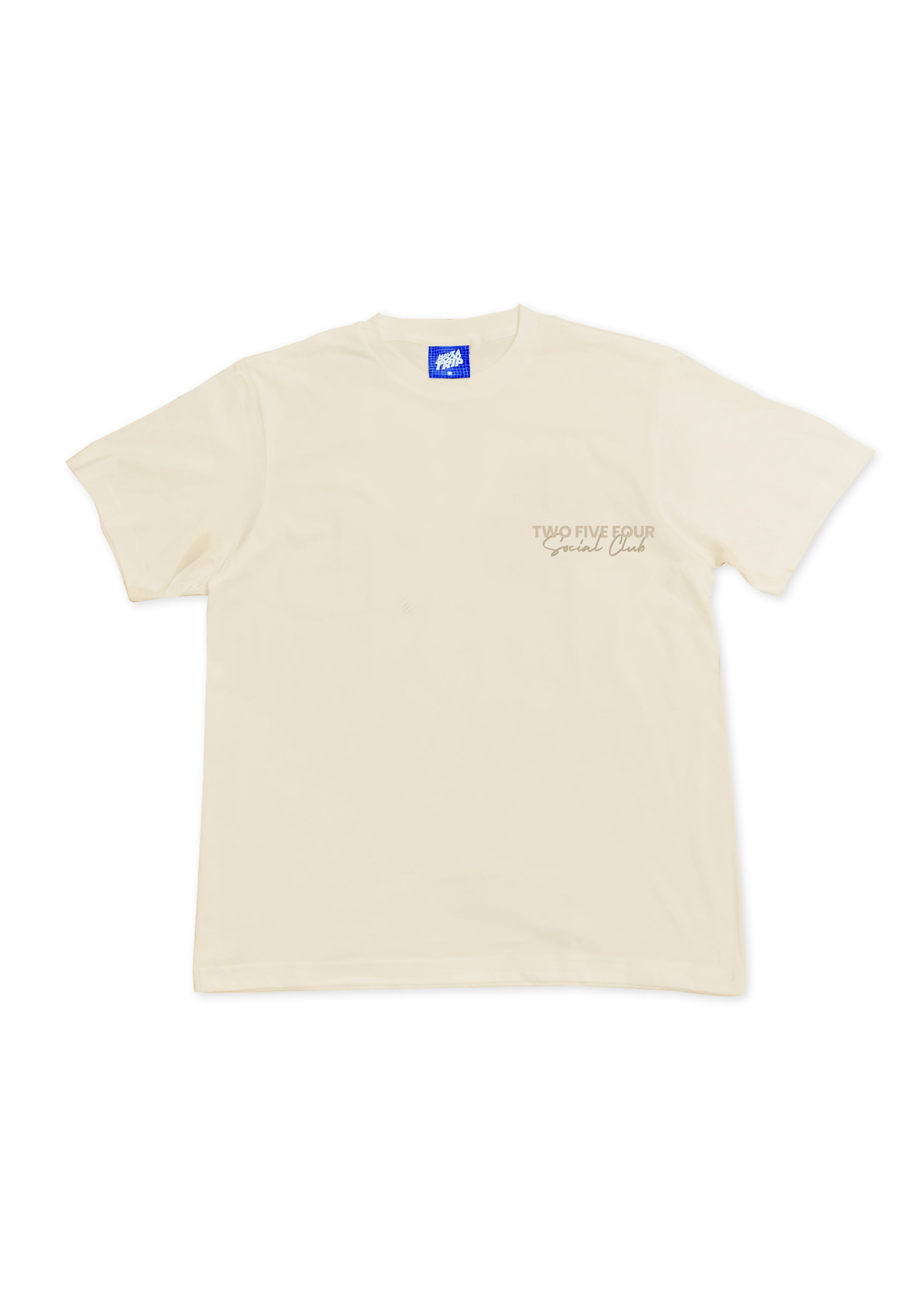 Two Five Four Social Club Natural T-Shirt with Karura Forest Print