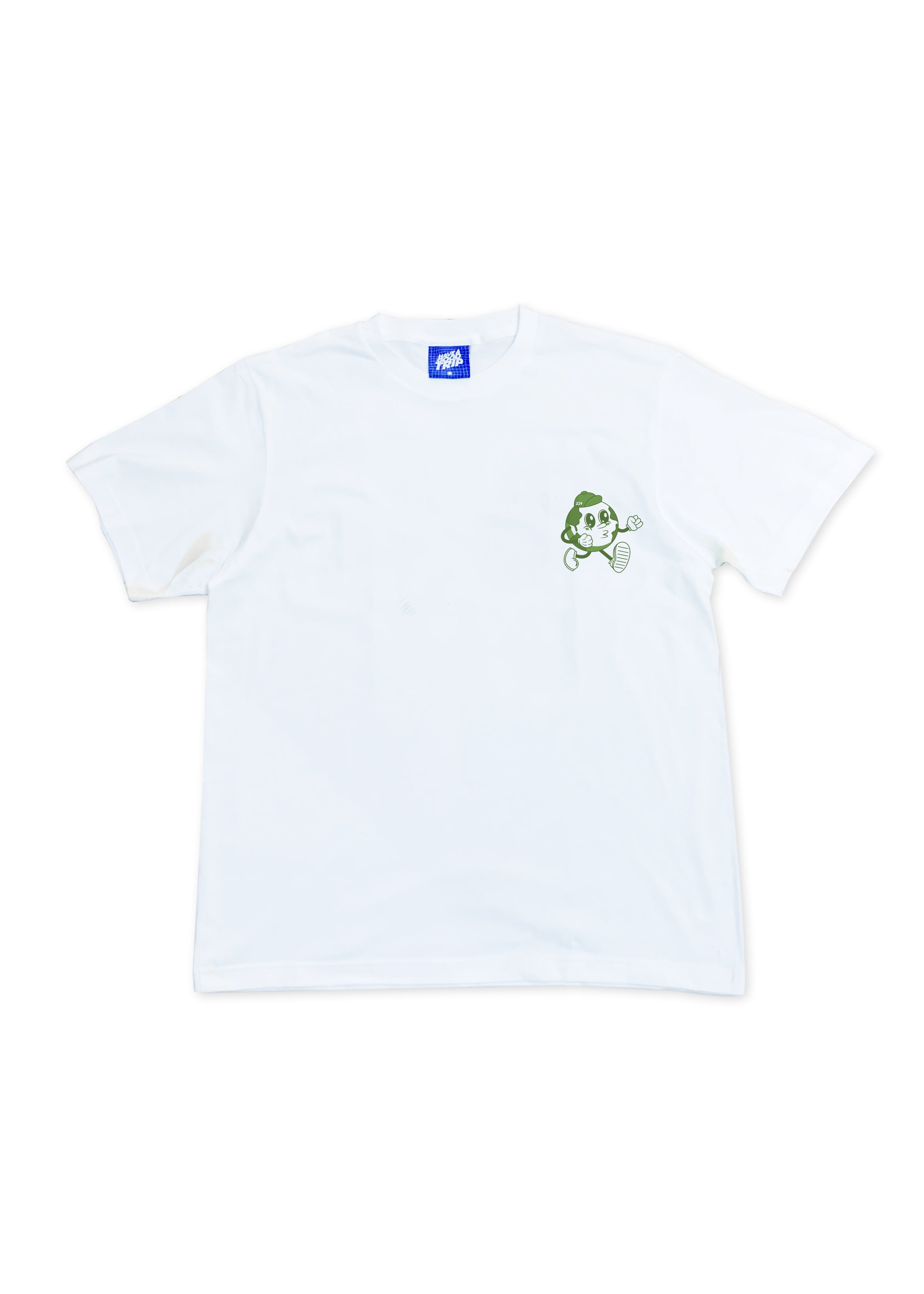 Energy Flow Kenya Map White T-Shirt