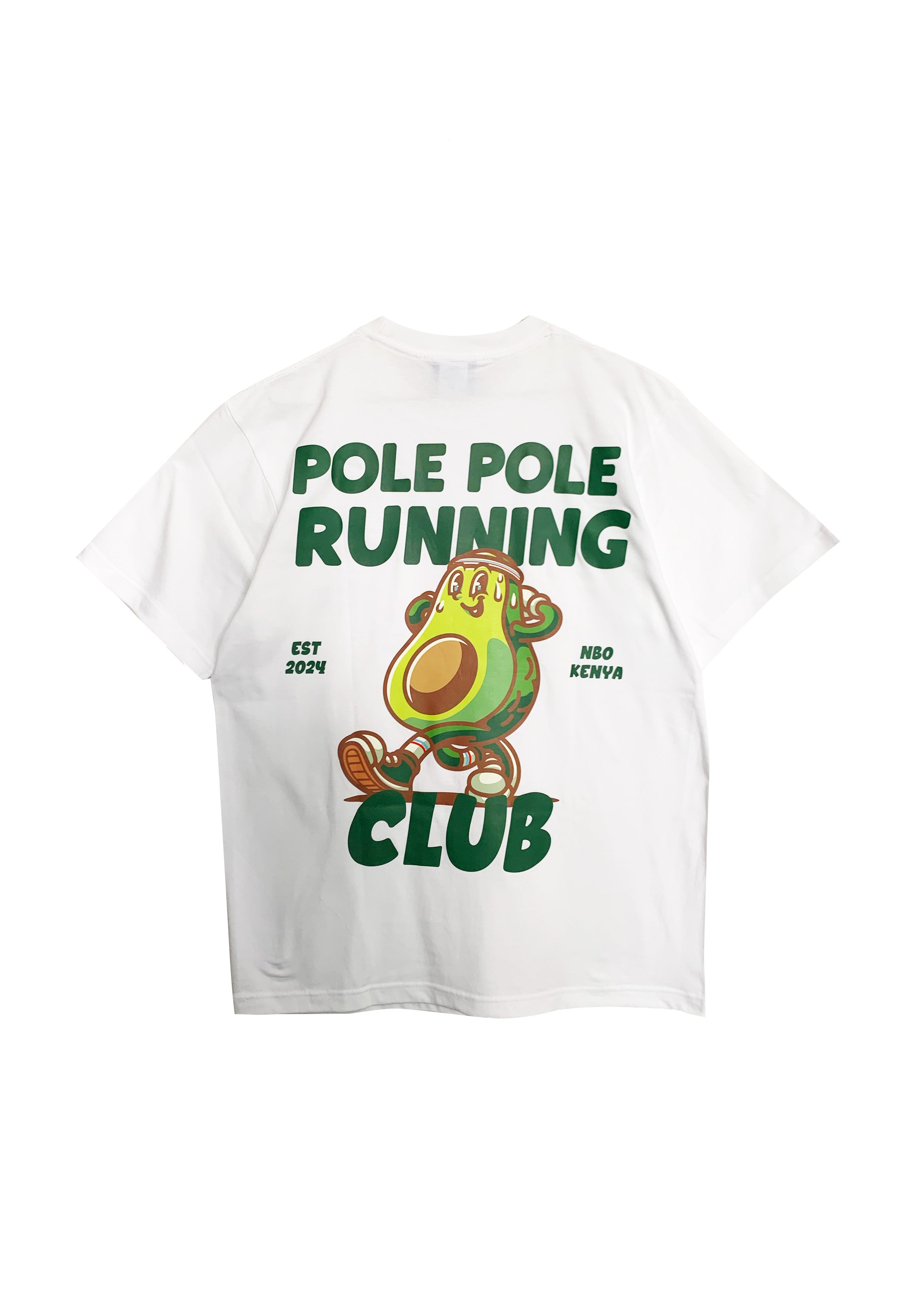 Pole Pole Running Club White T-Shirt