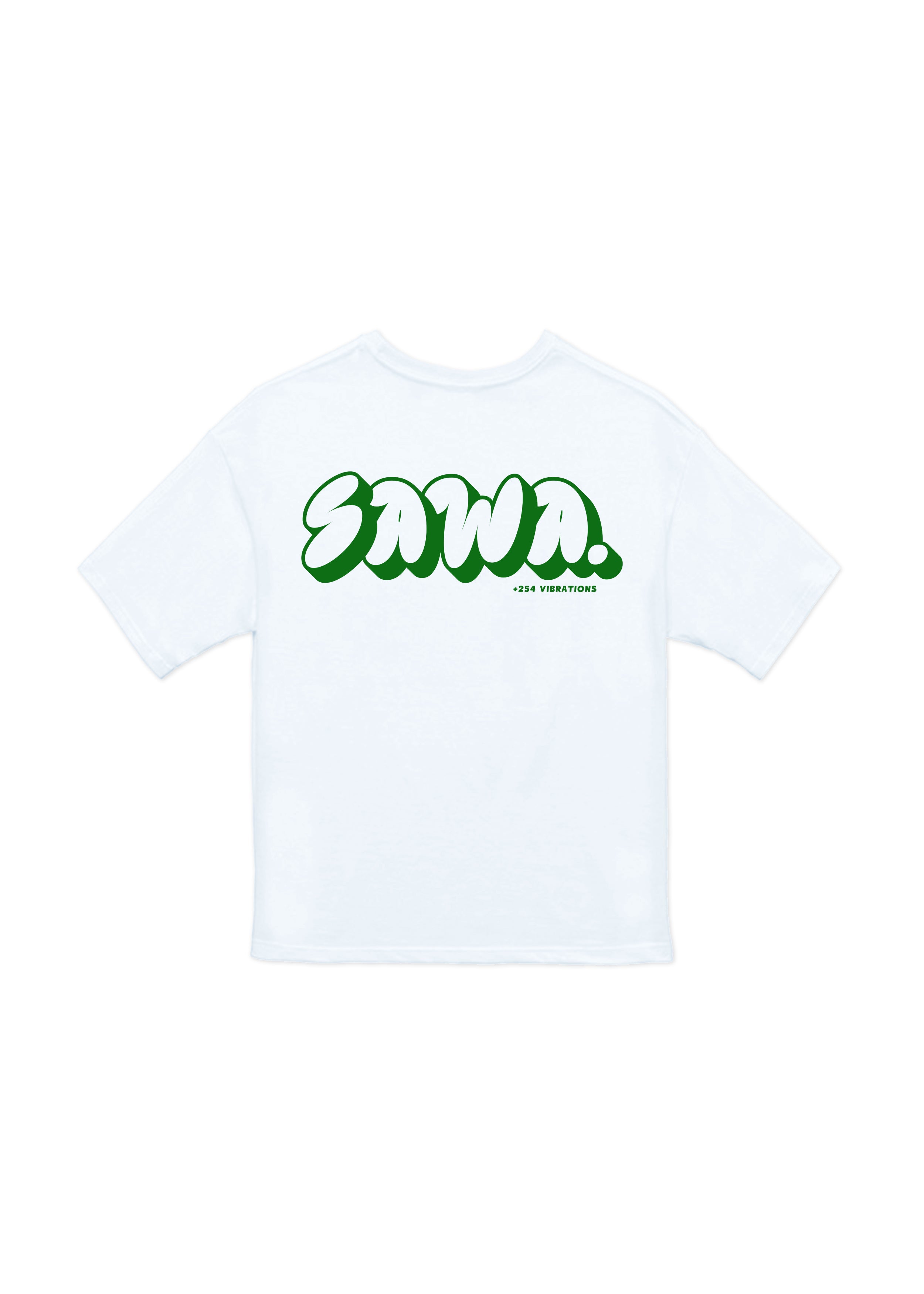 Sawa White T-Shirt With Front Pocket