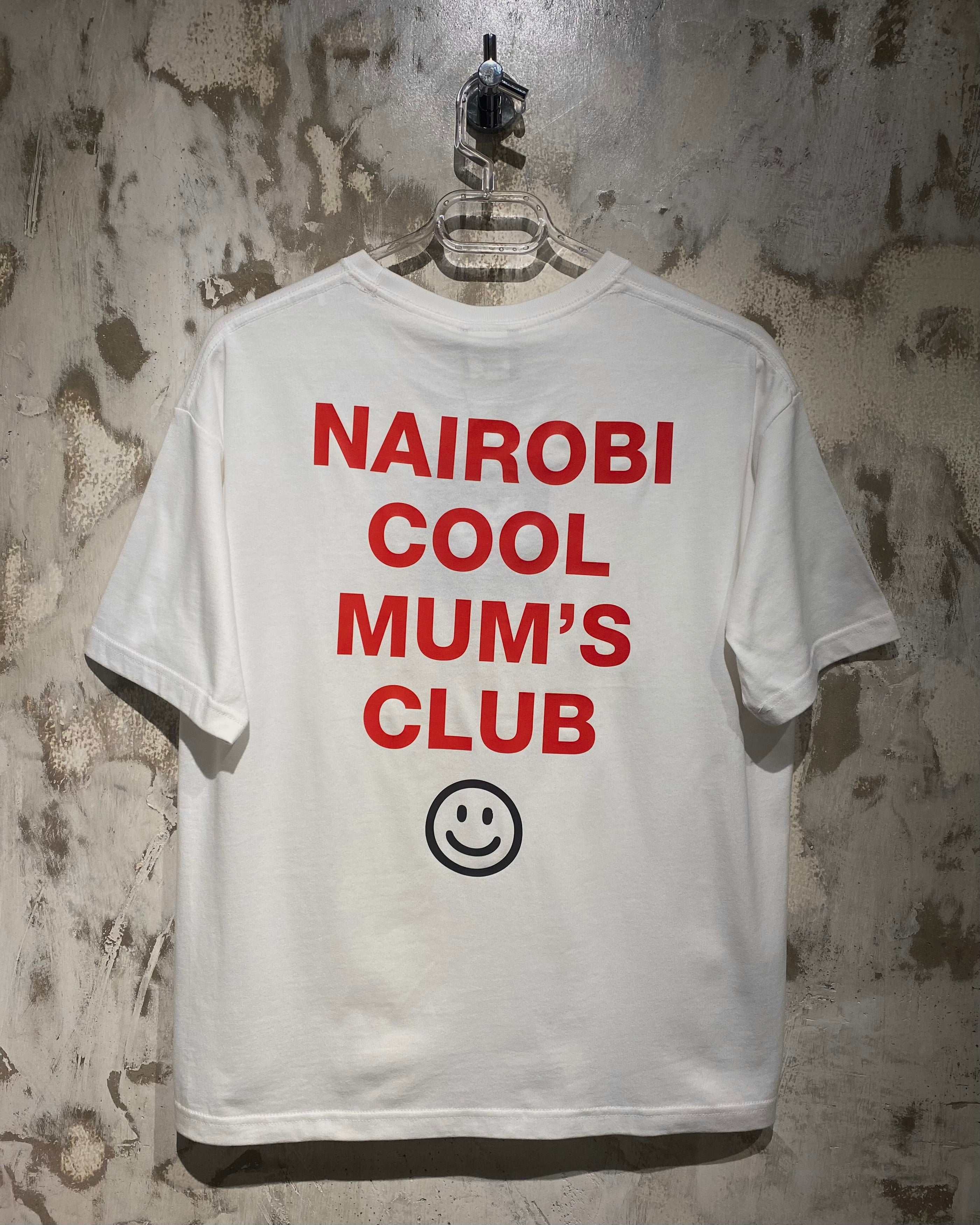 Tired Mum's Club White T-Shirt with Red Ink