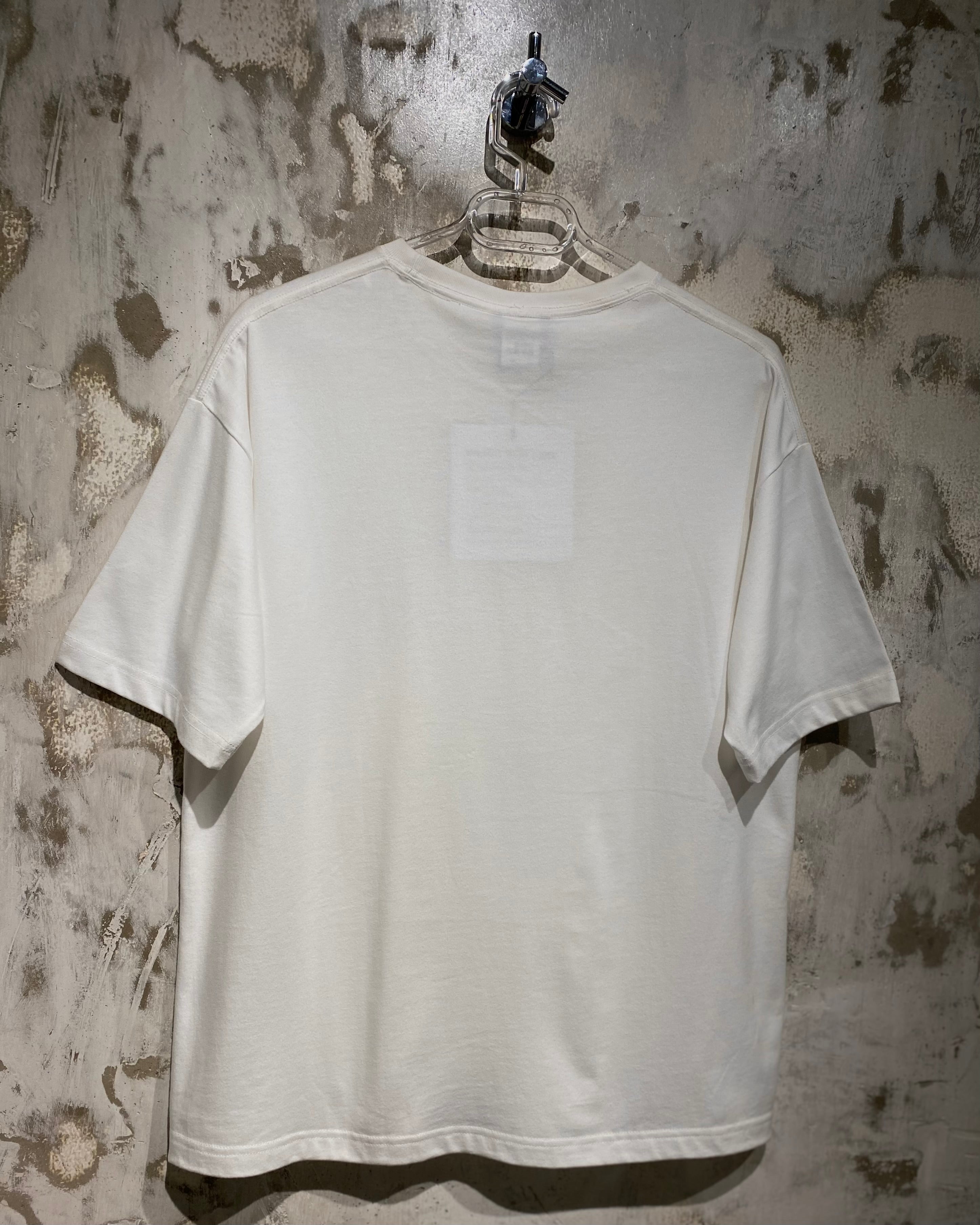 Nairobi Traffic White T-Shirt with Red Ink